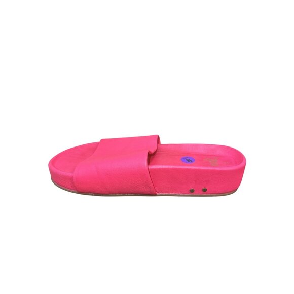 Beek Hot Pink Slide Sandals Size 8 - Picture 5 of 8